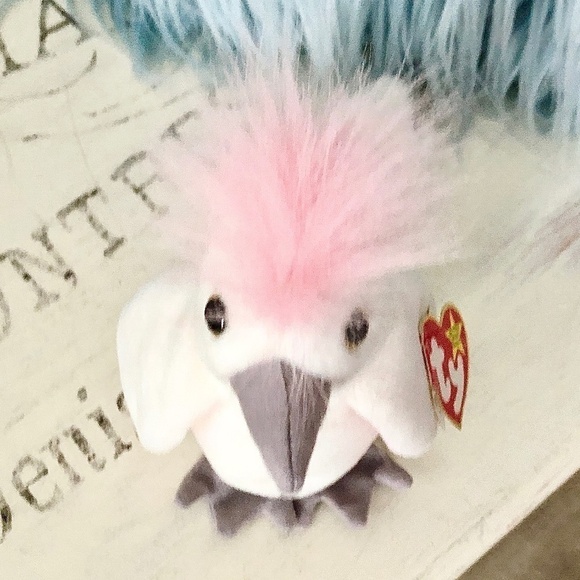 TY Beanie Baby, KuKu, The, Cockatoo, Bird, Vintage, 1998, Very Nice Condition - Picture 4 of 10